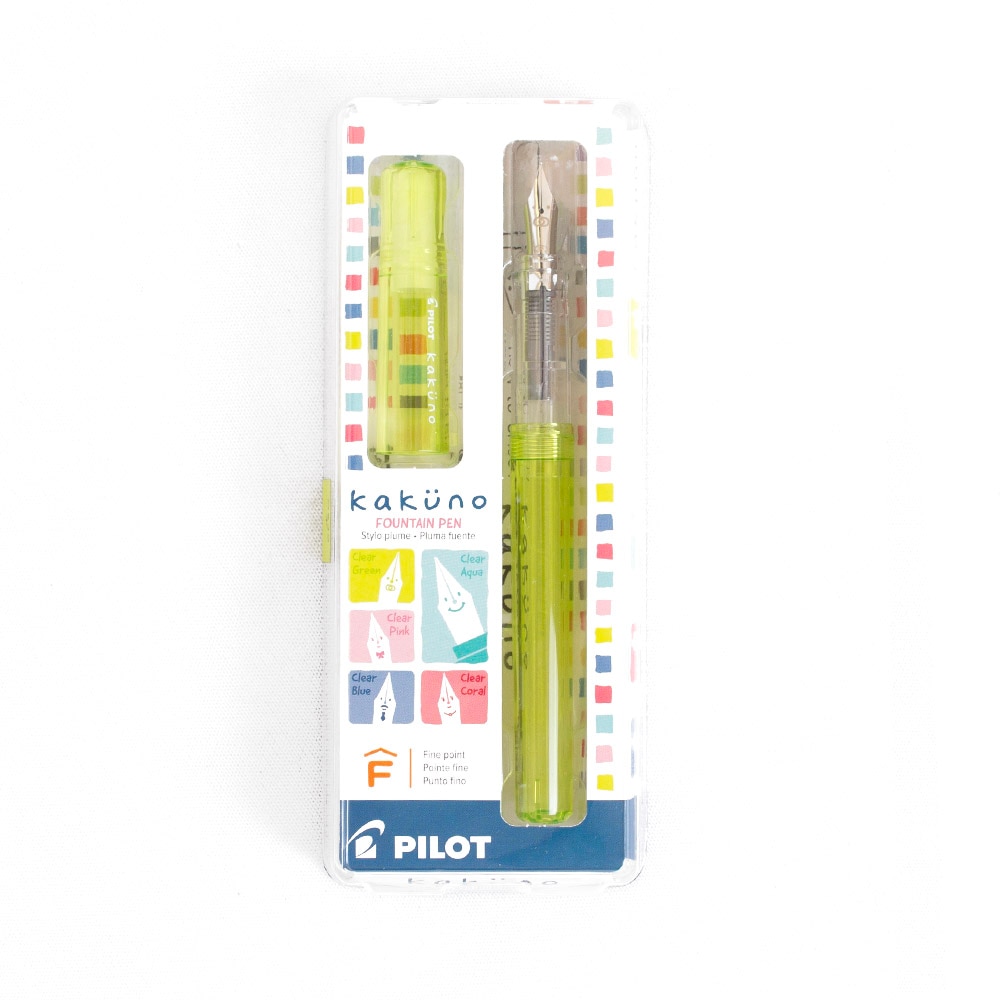 Pilot, Fountain, Art & School, Kakuno, Fine Nib, Pen, 836109, Green